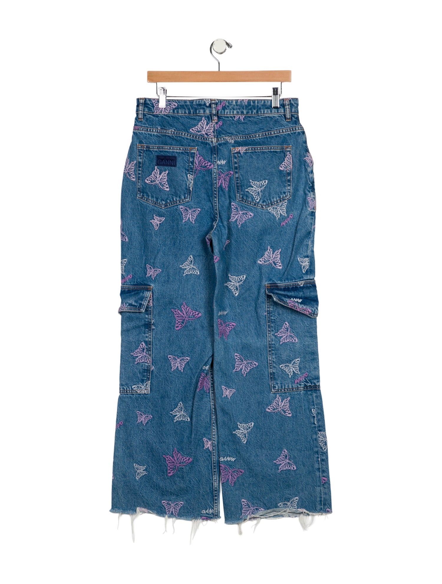 Ganni High-Rise Wide Leg Jeans